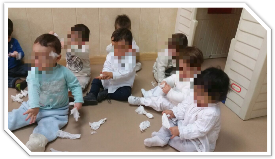 pintar copitos de nieve pintar copitos de nieve